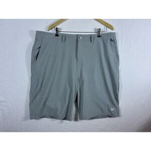 COVA Mens Hybrid Shorts Size 40 Gray Heather Surf n Turf Performance Stretch
